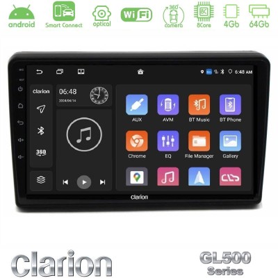 Clarion GL500 Series 8Core Android ClarionOS 4+64GB Citroen C5 2008-2019 Navigation Multimedia Tablet 10