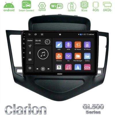 Clarion GL500 Series 8Core Android ClarionOS 4+64GB     Chevrolet Cruze 2009-2012 Navigation Multimedia Tablet 9