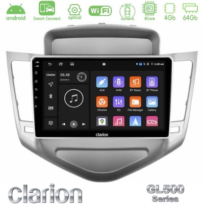 Clarion GL500 Series 8Core Android ClarionOS 4+64GB  Chevrolet Cruze 2009-2012 Navigation Multimedia Tablet 9