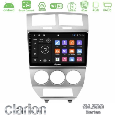 Clarion GL500 Series 8Core Android ClarionOS 4+64GB  Dodge Caliber 2006-2011 Navigation Multimedia Tablet 10