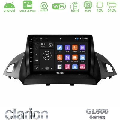 Clarion GL500 Series 8Core Android ClarionOS 4+64GB  Ford C-Max/Kuga Navigation Multimedia Tablet 9