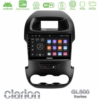 Clarion GL500 Series 8Core Android ClarionOS 4+64GB  Ford Ranger 2012-2016 Navigation Multimedia Tablet 9