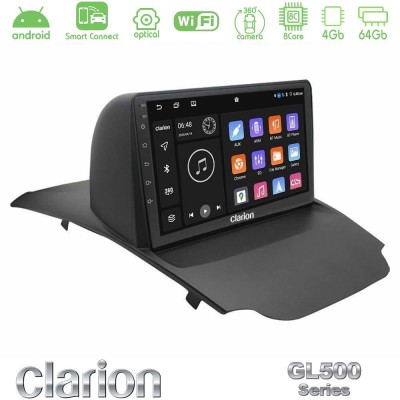 Clarion GL500 Series 8Core Android ClarionOS 4+64GB  Ford Ecosport 2014-2017 Navigation Multimedia Tablet 10