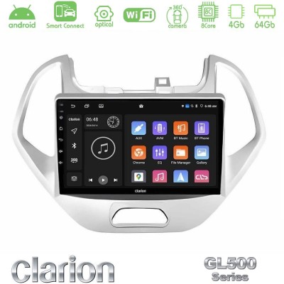 Clarion GL500 Series 8Core Android ClarionOS 4+64GB Ford KA 2016-2020 Navigation Multimedia Tablet 9