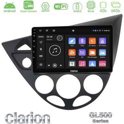 Clarion GL500 Series 8Core Android ClarionOS 4+64GB  Ford Focus 1999-2004 Navigation Multimedia Tablet 9