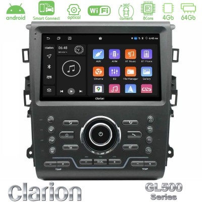 Clarion GL500 Series 8Core Android ClarionOS 4+64GB  Ford Mondeo 2014-2021 Navigation Multimedia Tablet 9