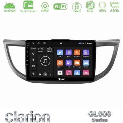 Clarion GL500 Series 8Core Android ClarionOS 4+64GB  Honda CRV 2012-2017 Navigation Multimedia Tablet 9