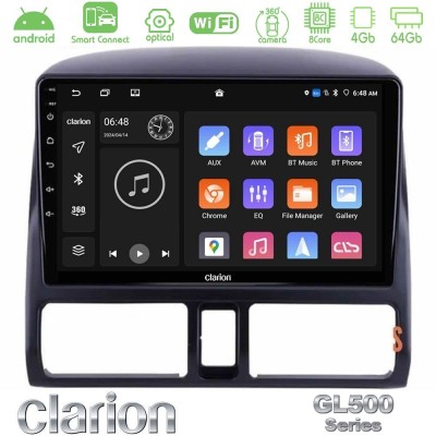 Clarion GL500 Series 8Core Android ClarionOS 4+64GB  Honda CRV 2002-2006 Navigation Multimedia Tablet 9