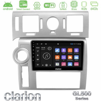 Clarion GL500 Series 8Core Android ClarionOS 4+64GB  Hummer H2 2008-2009 Navigation Multimedia Tablet 9