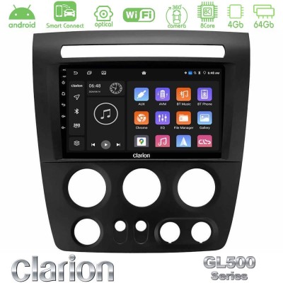 Clarion GL500 Series 8Core Android ClarionOS 4+64GB  Hummer H3 2005-2009 Navigation Multimedia Tablet 9