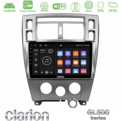 Clarion GL500 Series 8Core Android ClarionOS 4+64GB  Hyundai Tucson Navigation Multimedia Tablet 10
