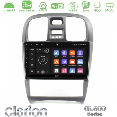 Clarion GL500 Series 8Core Android ClarionOS 4+64GB Hyundai Sonata 2001-2005 Navigation Multimedia Tablet 9