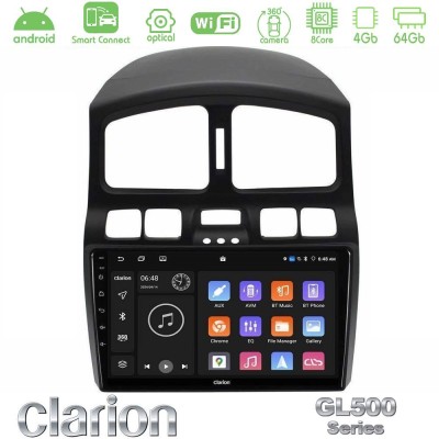 Clarion GL500 Series 8Core Android ClarionOS 4+64GB Hyundai Santa Fe 2000-2006 Navigation Multimedia Tablet 9