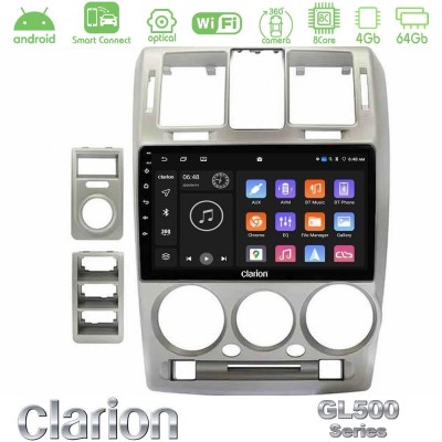 Clarion GL500 Series 8Core Android ClarionOS 4+64GB  Hyundai Getz 2002-2009 Navigation Multimedia Tablet 9
