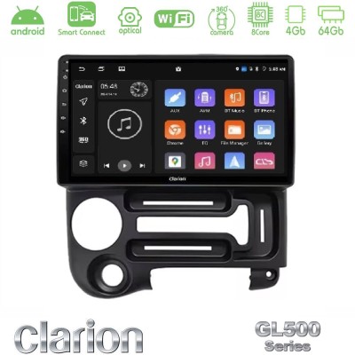 Clarion GL500 Series 8Core Android ClarionOS 4+64GB Hyundai Atos Navigation Multimedia Tablet 9″