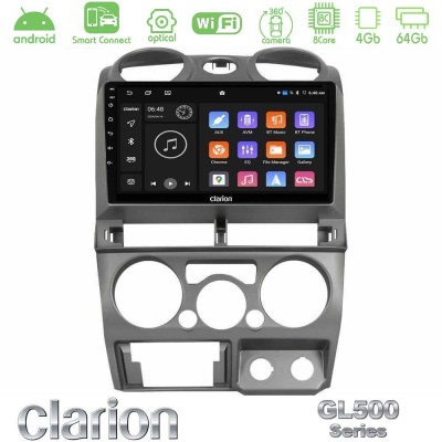 Clarion GL500 Series 8Core Android ClarionOS 4+64GB  Isuzu D-Max 2007-2011 Navigation Multimedia Tablet 9