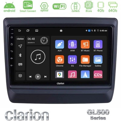 Clarion GL500 Series 8Core Android ClarionOS 4+64GB  Isuzu D-MAX 2020-2023 Navigation Multimedia Tablet 9