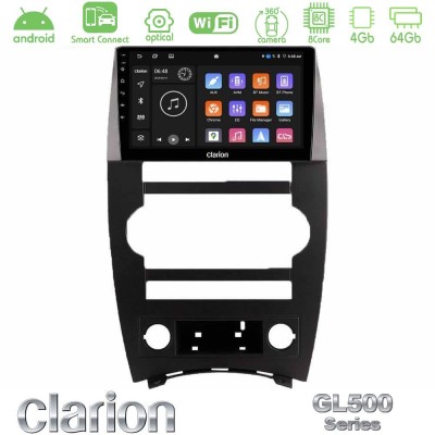 Clarion GL500 Series 8Core Android ClarionOS 4+64GB  Jeep Commander 2007-2008 Navigation Multimedia Tablet 9