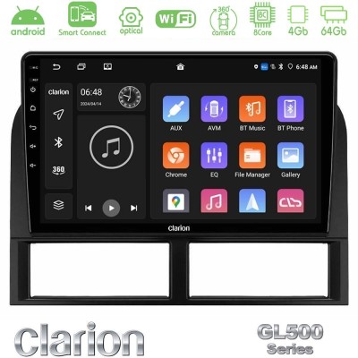 Clarion GL500 Series 8Core Android ClarionOS 4+64GB  Jeep Grand Cherokee 1999-2004 Navigation Multimedia Tablet 9