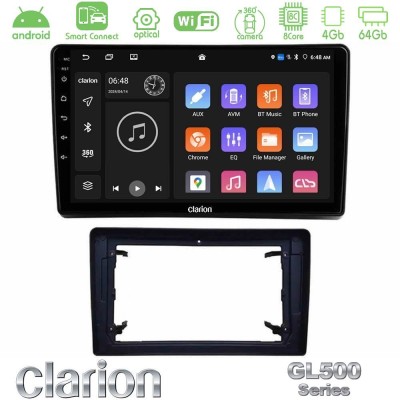 Clarion GL500 Series 8Core Android ClarionOS 4+64GB  Chrysler / Dodge / Jeep Navigation Multimedia Tablet 10