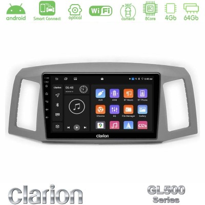 Clarion GL500 Series 8Core Android ClarionOS 4+64GB  Jeep Grand Cherokee 2005-2007 Navigation Multimedia Tablet 10