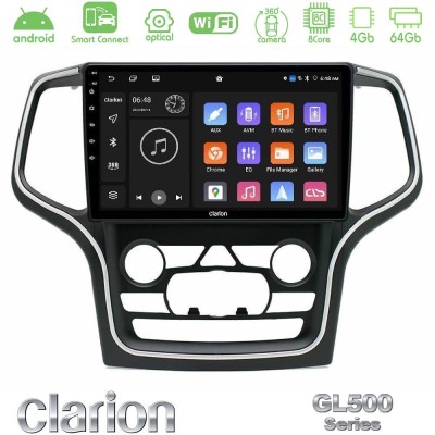 Clarion GL500 Series 8Core Android ClarionOS 4+64GB Jeep Grand Cherokee 2014-2020 Navigation Multimedia Tablet 10