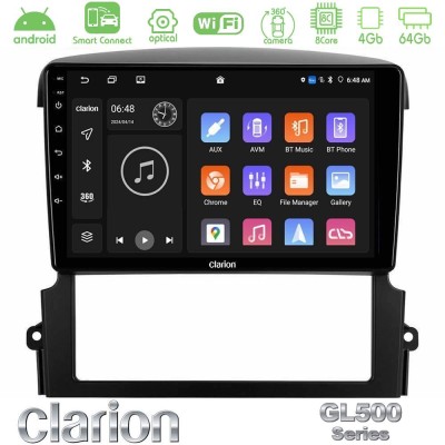 Clarion GL500 Series 8Core Android ClarionOS 4+64GB  Kia Sorento Navigation Multimedia Tablet 9
