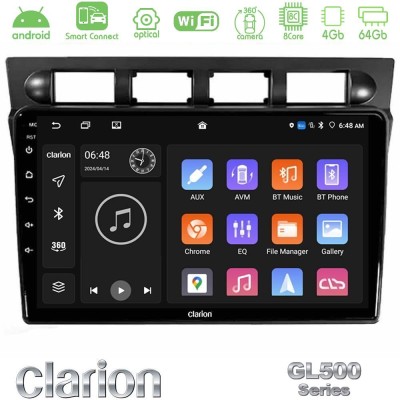 Clarion GL500 Series 8Core Android ClarionOS 4+64GB  Kia Picanto 2004-2007 Navigation Multimedia Tablet 9