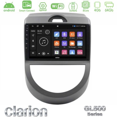 Clarion GL500 Series 8Core Android ClarionOS 4+64GB Kia Soul 2009-2011 Navigation Multimedia Tablet 9