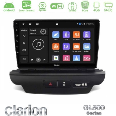 Clarion GL500 Series 8Core Android ClarionOS 4+64GB  Kia Ceed 2018-2023 Navigation Multimedia Tablet 9