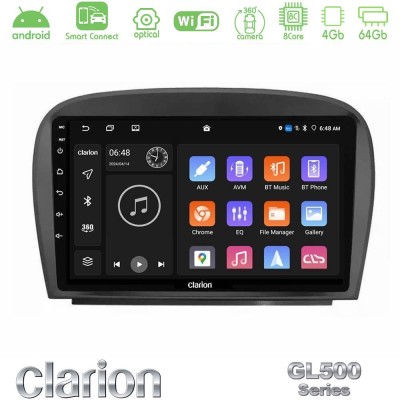 Clarion GL500 Series 8Core Android ClarionOS 4+64GB  Mercedes SL Class 2005-2011 Navigation Multimedia Tablet 9