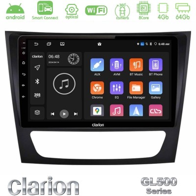 Clarion GL500 Series 8Core Android ClarionOS 4+64GB  Mercedes E Class / CLS Class Navigation Multimedia Tablet 9
