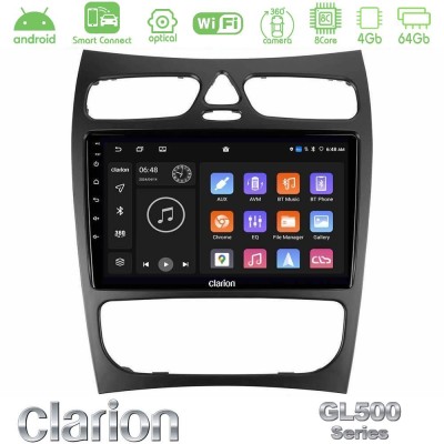 Clarion GL500 Series 8Core Android ClarionOS 4+64GB  Mercedes CLK Class W209 2000-2004 Navigation Multimedia Tablet 9