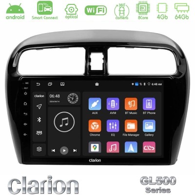 Clarion GL500 Series 8Core Android ClarionOS 4+64GB  Mitsubishi Space Star 2013-2016 Navigation Multimedia Tablet 9
