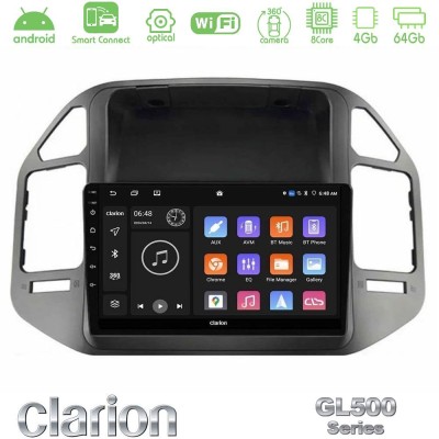 Clarion GL500 Series 8Core Android ClarionOS 4+64GB Mitsubishi Pajero 2002-2006 Navigation Multimedia Tablet 9