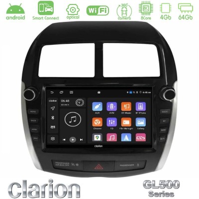 Clarion GL500 Series 8Core Android ClarionOS 4+64GB  Mitsubishi ASX 2013-2018 Navigation Multimedia Tablet 9