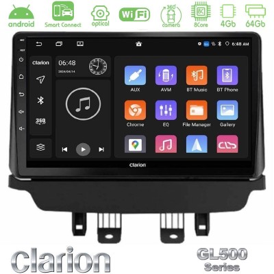 Clarion GL500 Series 8Core Android ClarionOS 4+64GB  Mazda 2 2014-2021 Navigation Multimedia Tablet 9