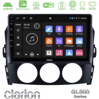 Clarion GL500 Series 8Core Android ClarionOS 4+64GB  Mazda MX-5 2006-2008 Navigation Multimedia Tablet 9