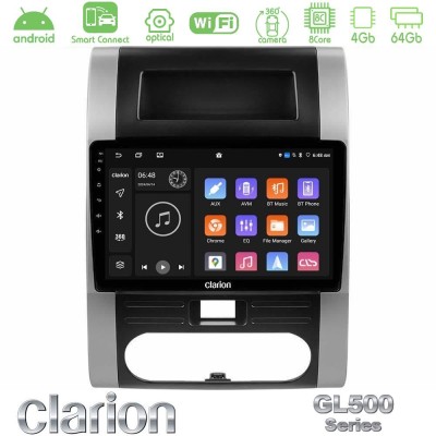 Clarion GL500 Series 8Core Android ClarionOS 4+64GB  Nissan X-Trail T31 Navigation Multimedia Tablet 10