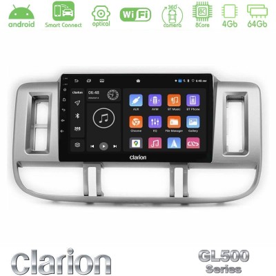 Clarion GL500 Series 8Core Android ClarionOS 4+64GB  Nissan X-Trail (T30) 2000-2003 Navigation Multimedia Tablet 9