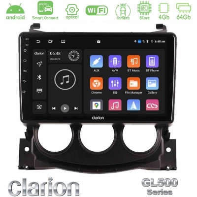 Clarion GL500 Series 8Core Android ClarionOS 4+64GB  Nissan 370Z 2009-2013 Navigation Multimedia Tablet 9
