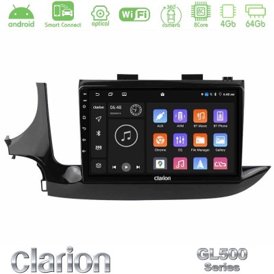 Clarion GL500 Series 8Core Android ClarionOS 4+64GB  Opel Mokka 2016-2020 Navigation Multimedia Tablet 9