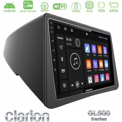 Clarion GL500 Series 8Core Android ClarionOS 4+64GB  Opel Mokka Navigation Multimedia Tablet 9