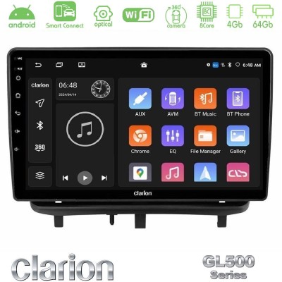 Clarion GL500 Series 8Core Android ClarionOS 4+64GB Opel Corsa D 2006-2014 Navigation Multimedia Tablet 9