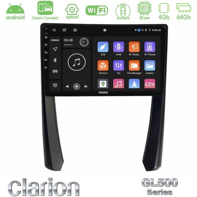 Clarion GL500 Series 8Core Android ClarionOS 4+64GB  Porsche 911/Cayman/Boxster Navigation Multimedia Tablet 9