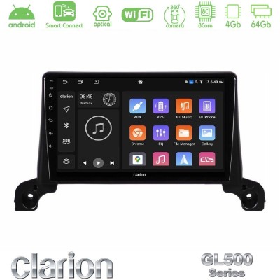 Clarion GL500 Series 8Core Android ClarionOS 4+64GB  Peugeot 3008/5008 2017-2023 Navigation Multimedia Tablet 9