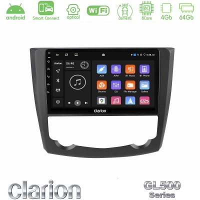 Clarion GL500 Series 8Core Android ClarionOS 4+64GB  Renault Kadjar Navigation Multimedia Tablet 9