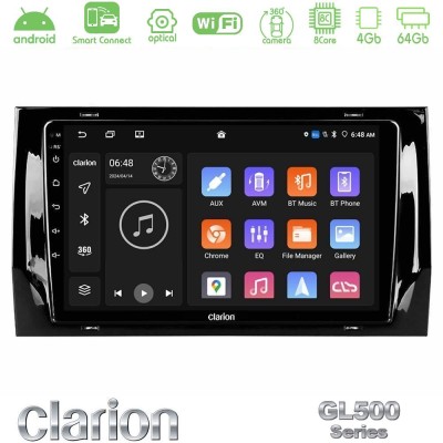 Clarion GL500 Series 8Core Android ClarionOS 4+64GB  Skoda Kodiaq 2017-> Navigation Multimedia Tablet 10