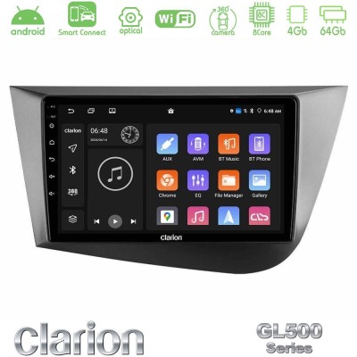 Clarion GL500 Series 8Core Android ClarionOS 4+64GB  Seat Leon Navigation Multimedia Tablet 9