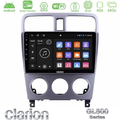 Clarion GL500 Series 8Core Android ClarionOS 4+64GB  Subaru Forester 2003-2007 Navigation Multimedia Tablet 9